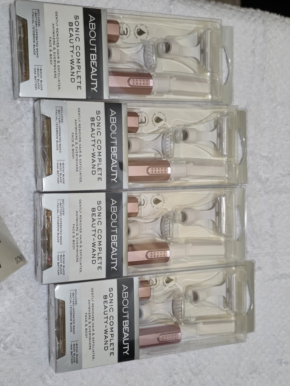 Sonic Complete Beauty Wand - Rose Gold/White Pack Of 4